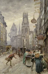 Fleet Street: Blick nach Westen, 1899